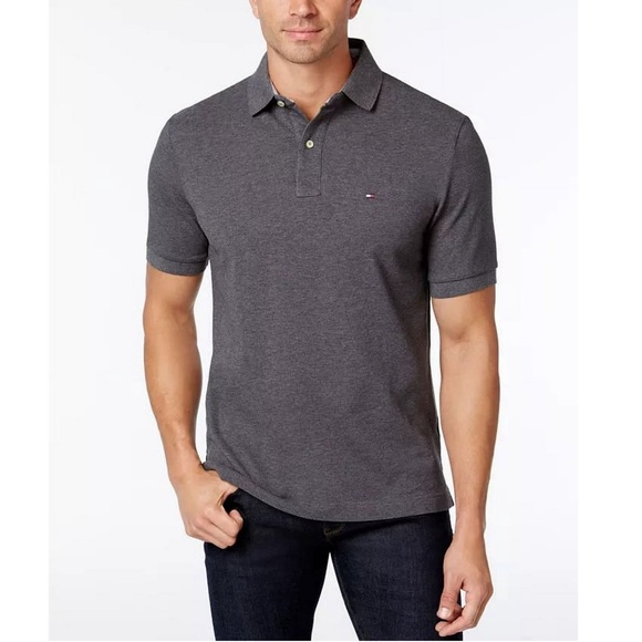Men’s Tommy Hilfiger Short Sleeve Classic Fit Soft Cotton Polo/Collared Shirt - Picture 12 of 12